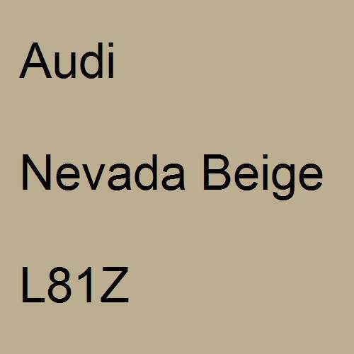 Audi, Nevada Beige, L81Z.